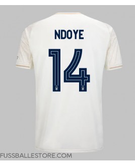 Günstige Nottingham Forest Dan Ndoye #14 Auswärtstrikot 2025-26 Kurzarm